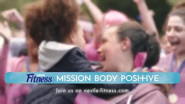 Nestlé Fitness Mission Body Positive campaign still