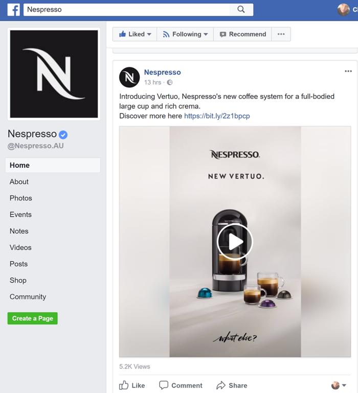 Nespresso: Vertuo global launch
